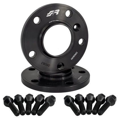 2 distanziali ruota neri 12mm 5x120 centraggio 72,6 con bull. – Simoni Racing