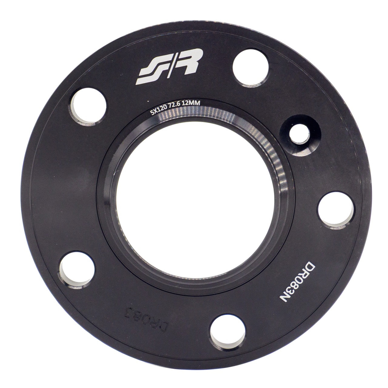 2 distanziali ruota neri 12mm 5x120 centraggio 72,6 con bull. – Simoni Racing – foto 2