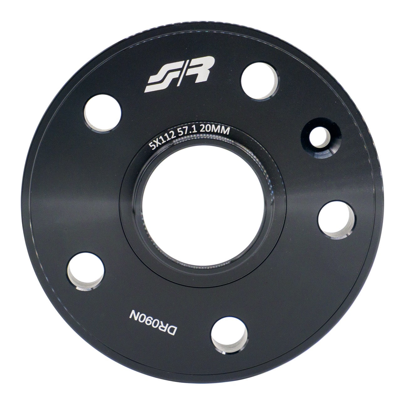 2 distanziali ruota neri 20mm 5x112 57,1 con bulloneria sferica – Simoni Racing – foto 2