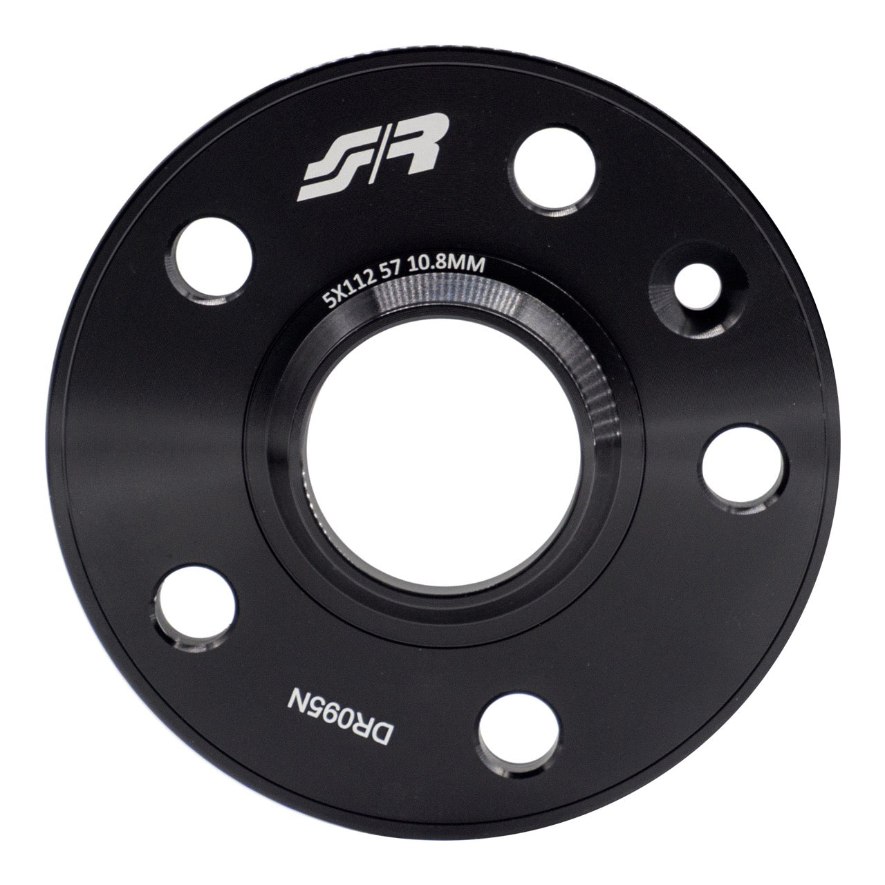 2 distanziali ruota neri 10mm 5x112 57,1 con bulloneria sferica – Simoni Racing – foto 2