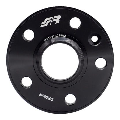 2 distanziali ruota neri 10mm 5x112 57,1 con bulloneria sferica – Simoni Racing – foto 2