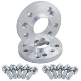 2 distanziali ruota 18mm 5x112 centraggio 66,6 con bulloneria