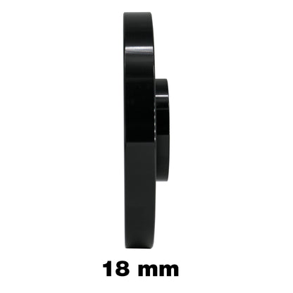 2 distanziali ruota neri 18mm 5x112 centraggio 66,6 con bull. – Simoni Racing – foto 4
