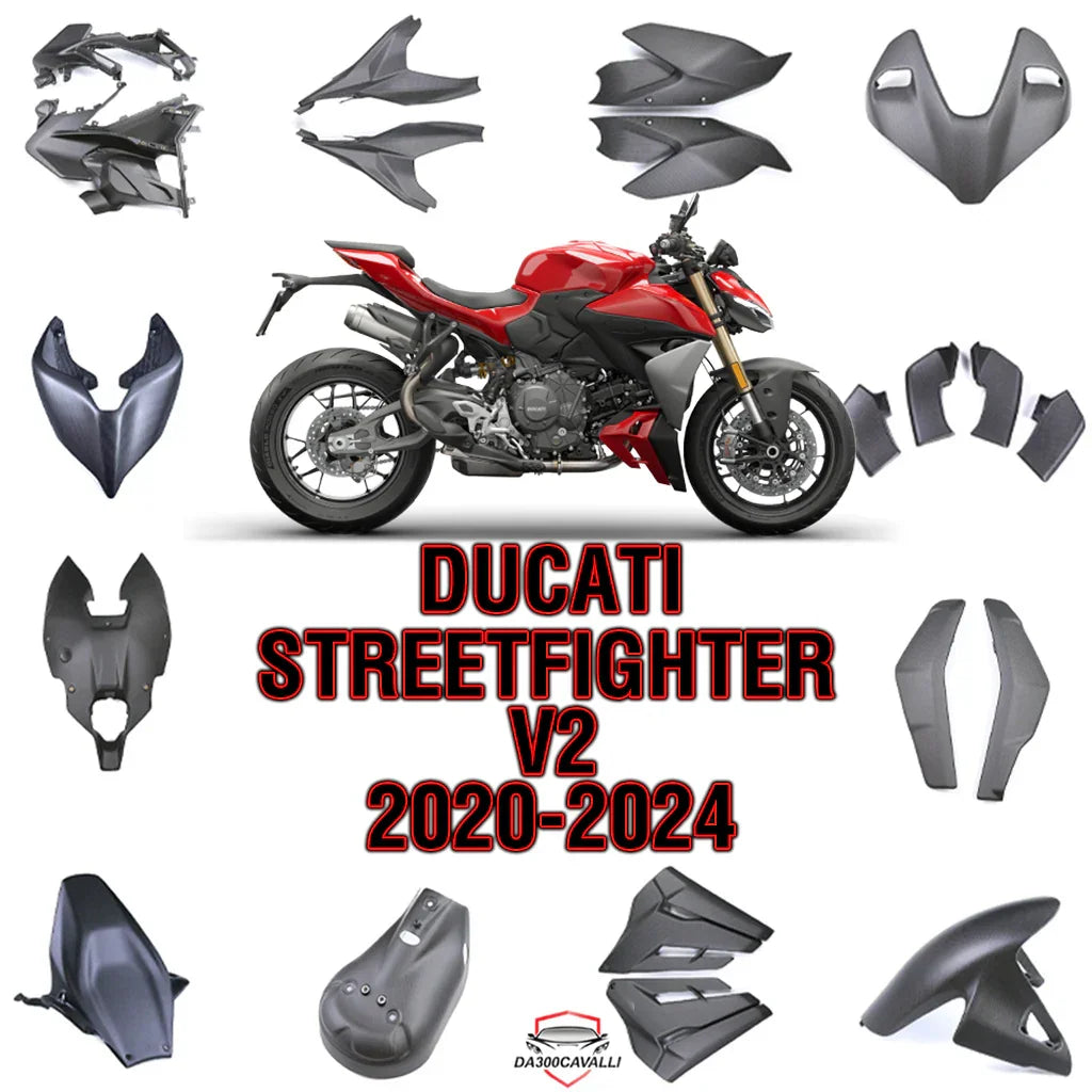 Kit Carenatura iIn Carbonio Per Ducati Streetfighter V2 2022-2024