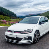 Lip splitter per VW Golf VII.5 GTD Rline