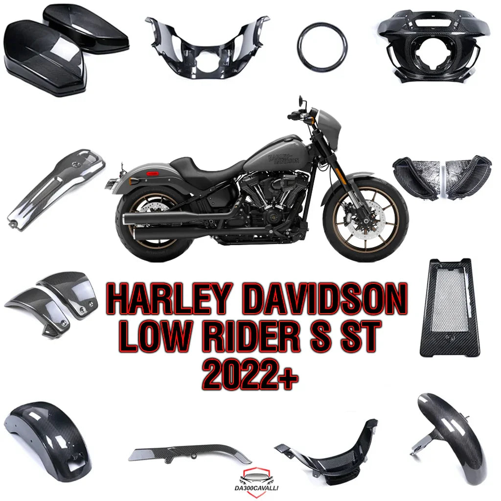 Accessori tuning Harley Davidson Low Rider S ST 2022 su Da300Cavalli, ricambi moto in carbonio