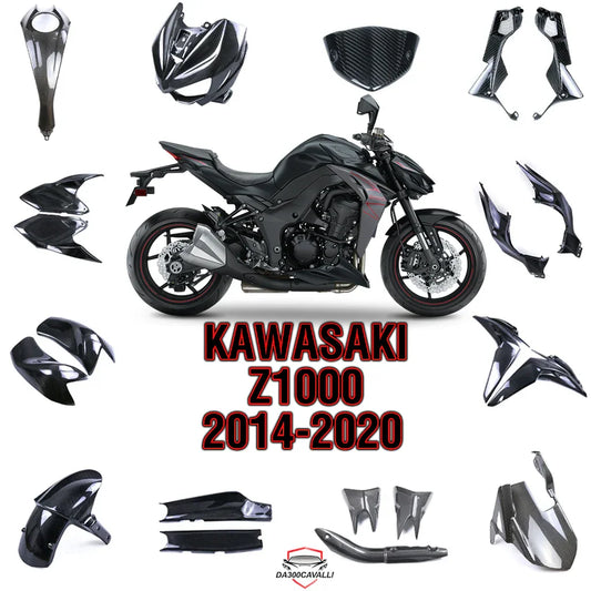 Kit Carenatura In Carbonio Per Kawasaki Z1000 2014-2020