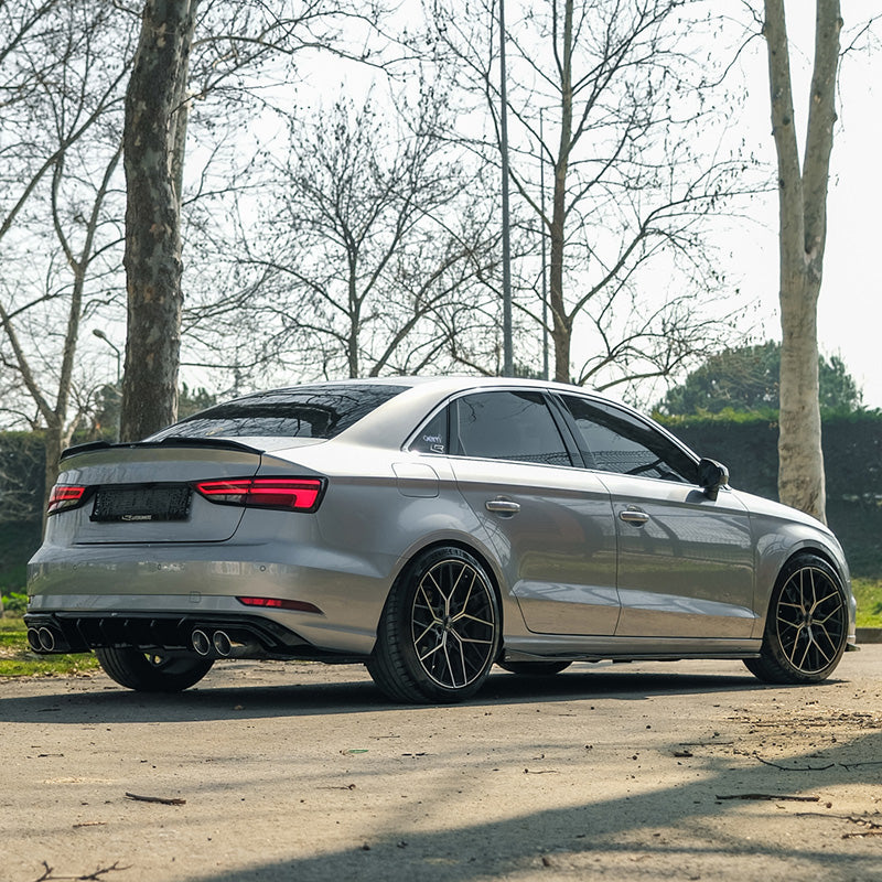 Body kit Audi A3 (8V) Sedan Facelift 2016-2020 scarico doppio – Simoni Racing – foto 2