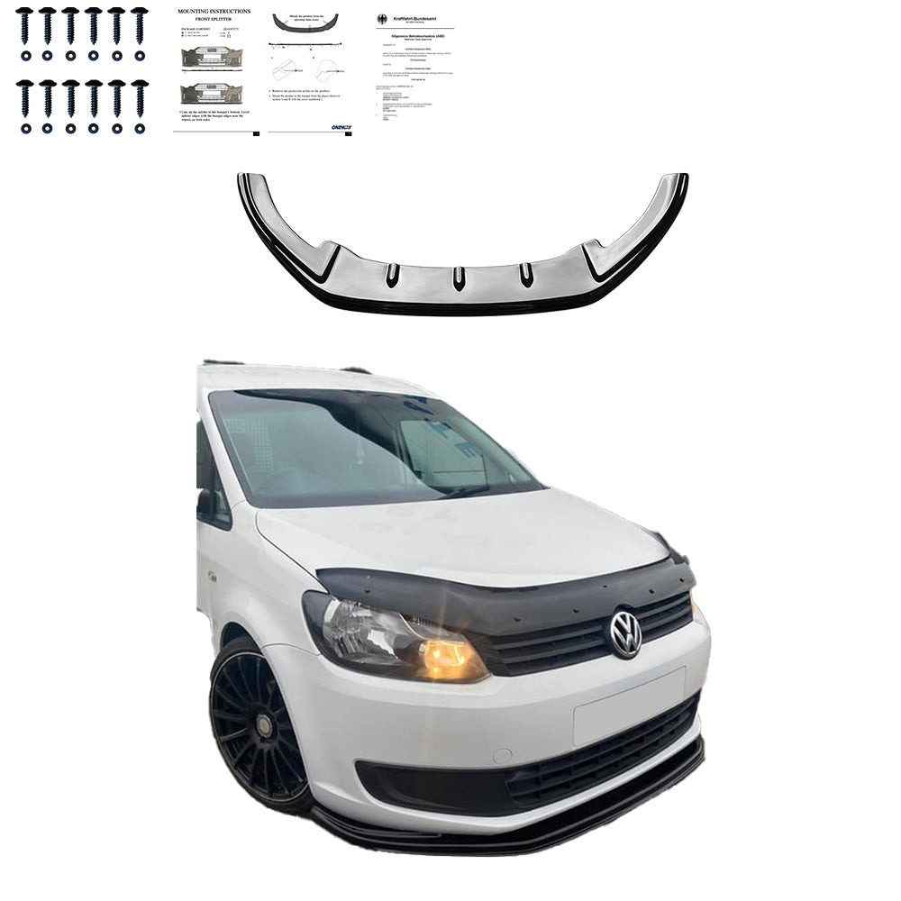 Spoiler anteriore Volkswagen Caddy MK3 Facelift 2010-2015 - – Simoni Racing – foto 2