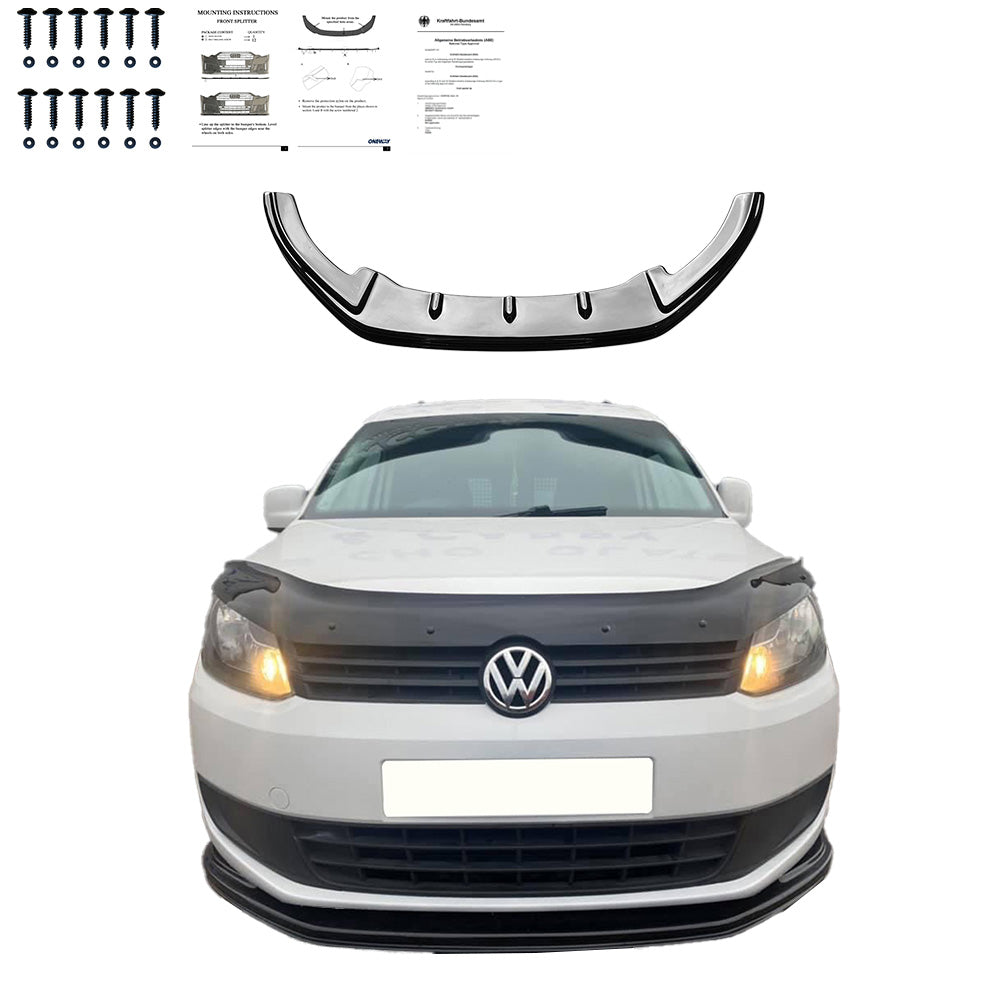 Spoiler anteriore Volkswagen Caddy MK3 Facelift 2010-2015 - – Simoni Racing – foto 3