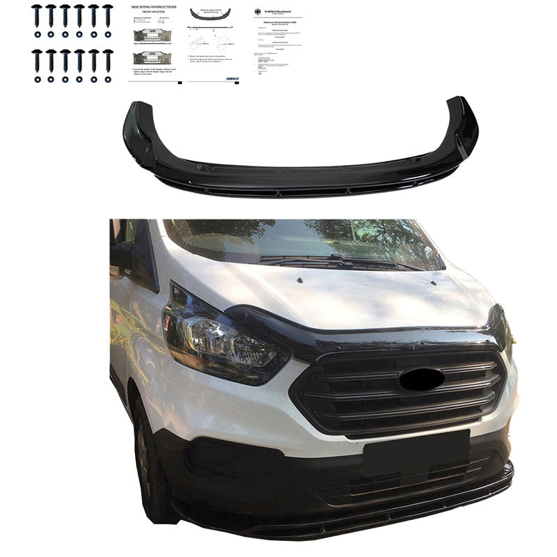Spoiler anteriore Ford Transit Custom MK1 Facelift 2018-2023 - – Simoni Racing – foto 3