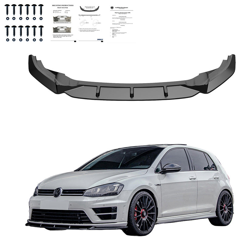 Spoiler anteriore VW Golf VII HB/Variant R/R Line 2013-2016 V2 – Simoni Racing – foto 3