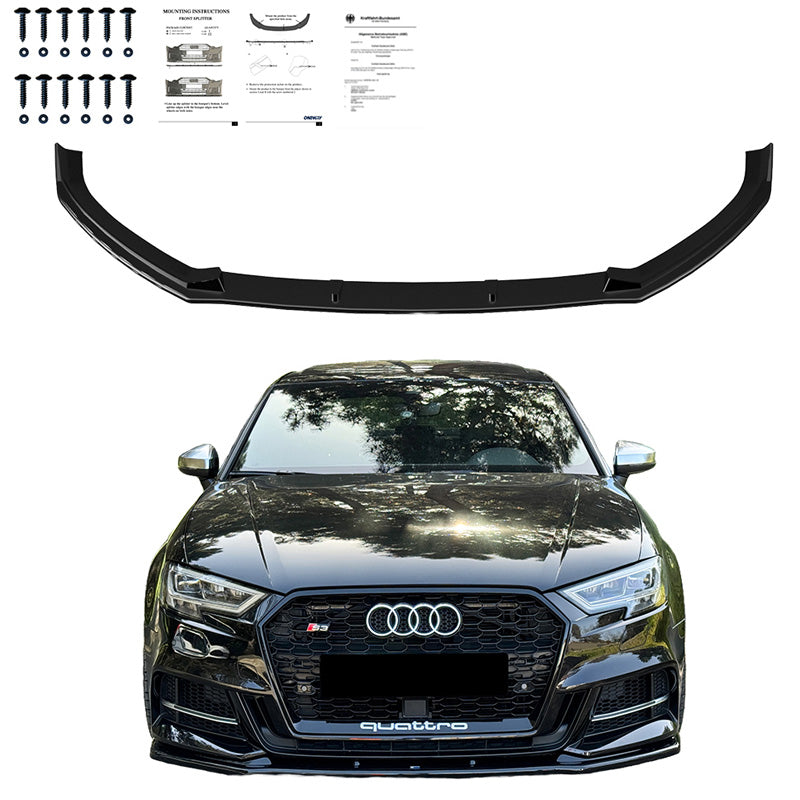 Spoiler anteriore Audi S3 8V Sedan 2016-2020 - – Simoni Racing – foto 4