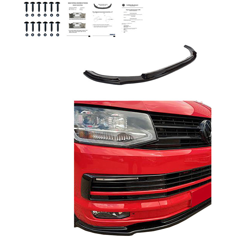 Spoiler anteriore Volkswagen Transporter T6 2015-2019 - V2 - – Simoni Racing – foto 3