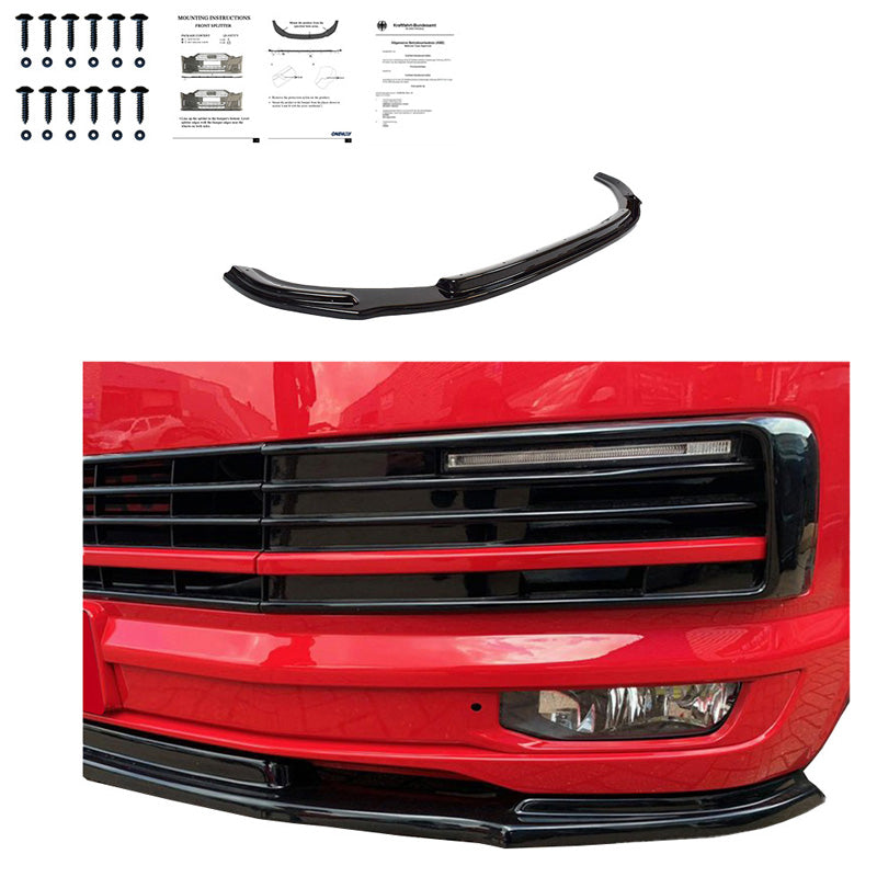 Spoiler anteriore Volkswagen Transporter T6 2015-2019 - V2 - – Simoni Racing – foto 4