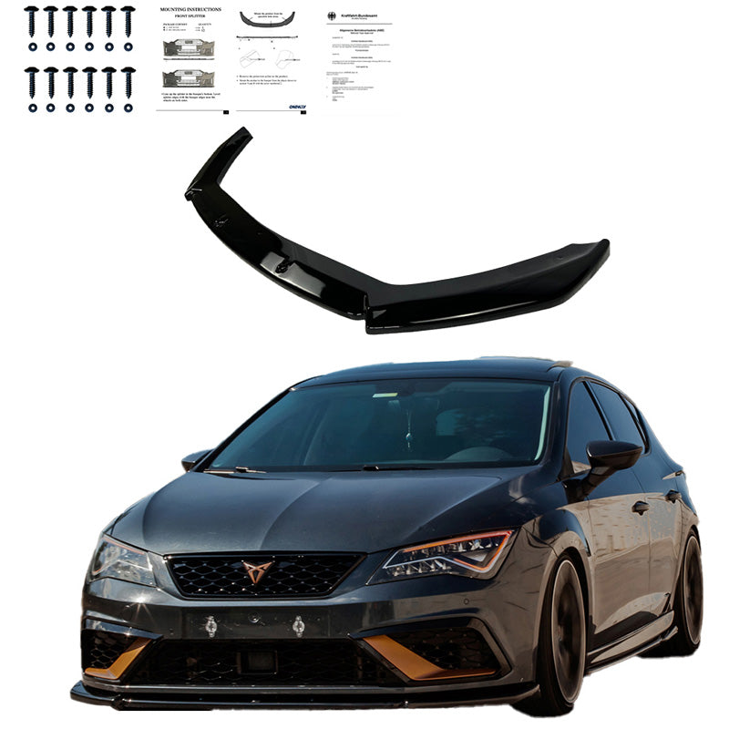 Spoiler anteriore Seat Leon (5F) HB/SC/ST FR/ – Simoni Racing – foto 3