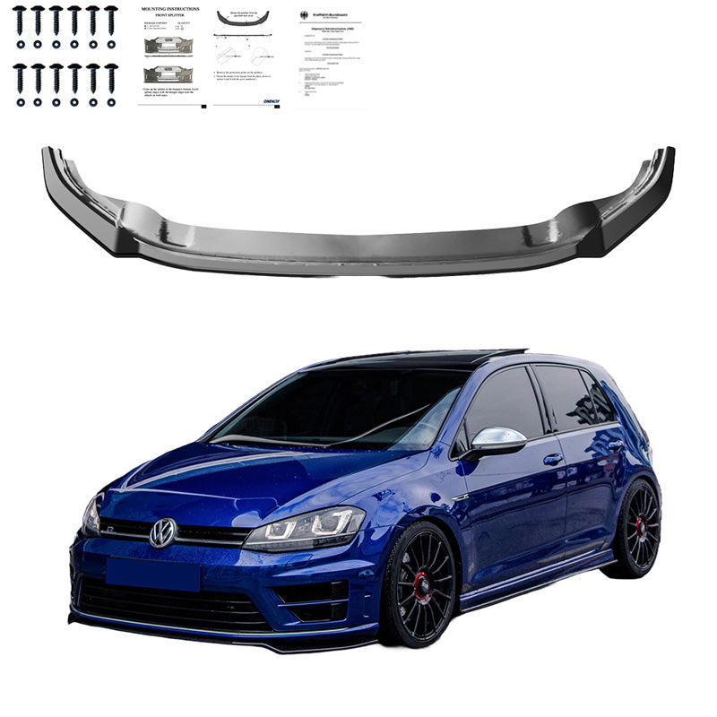 Spoiler anteriore VW Golf VII HB/Variant R/R Line 2013-2016 - – Simoni Racing – foto 3