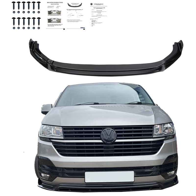 Spoiler anteriore Volkswagen Transporter T6.1 2020-2022 - V3 – Simoni Racing – foto 5