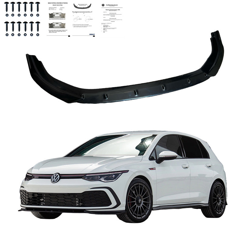 Spoiler anteriore VW Golf VIII HB/Variant GTI/GTE/R Line 2020 – Simoni Racing – foto 3