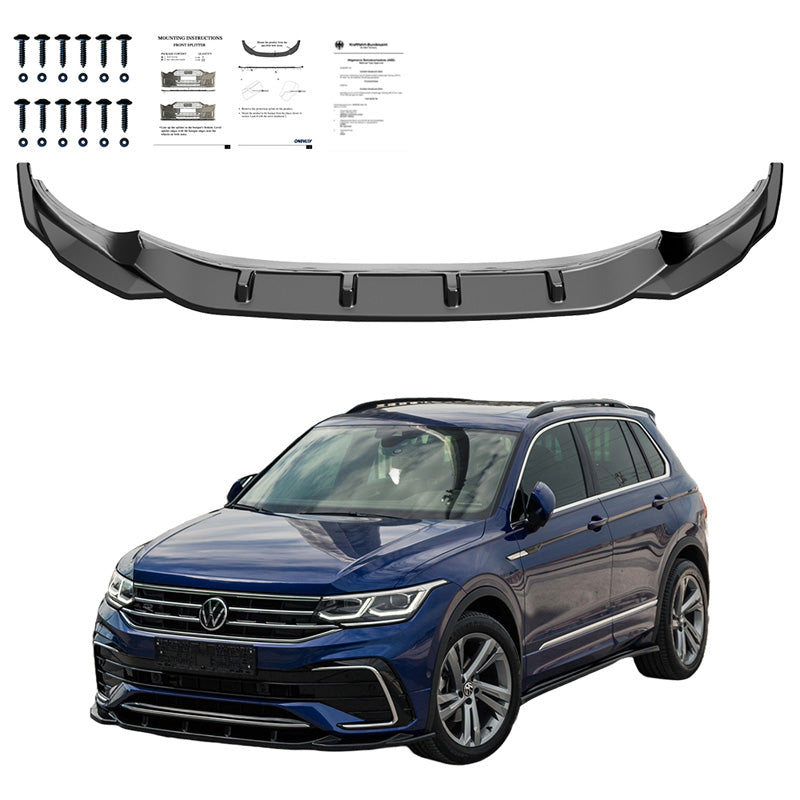 Spoiler anteriore VW Tiguan II R/R-Line Facelift 2020-2024 – Simoni Racing – foto 3