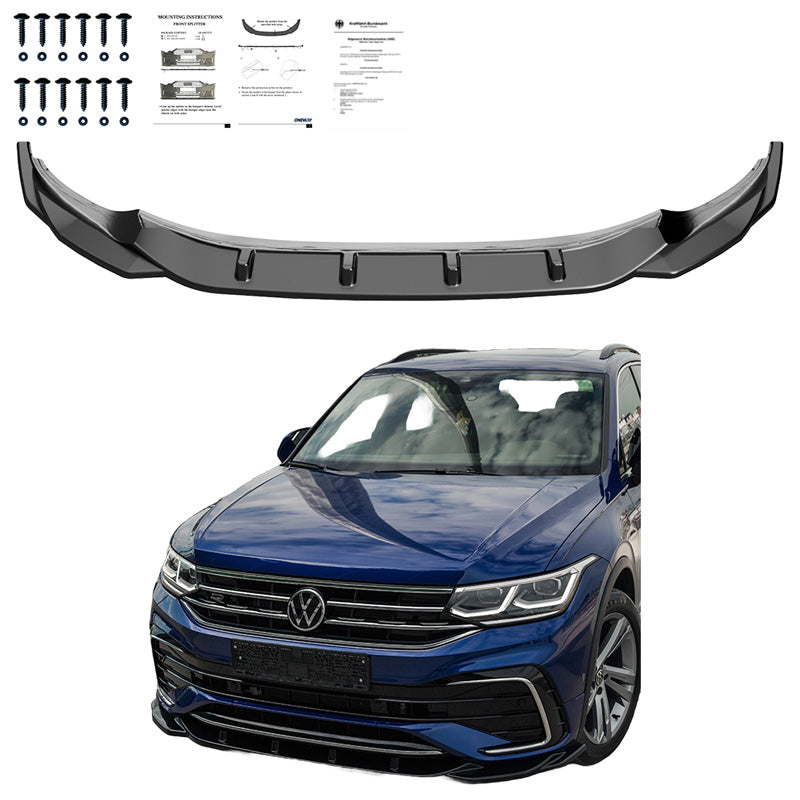Spoiler anteriore VW Tiguan II R/R-Line Facelift 2020-2024 – Simoni Racing – foto 4