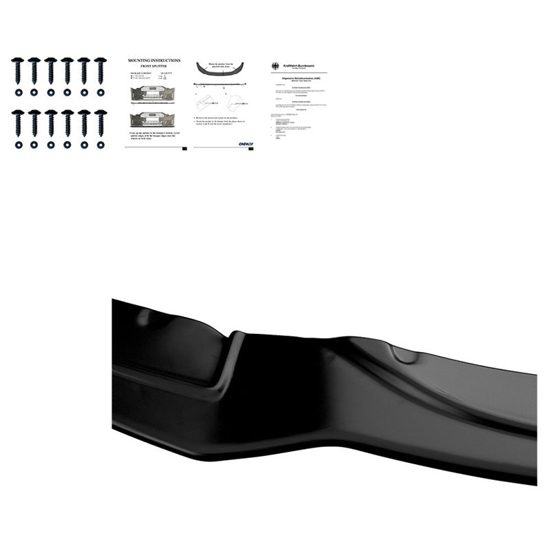 Spoiler anteriore BMW 5-Series F10/F11 M-Pack 2011-2016 - V2 – Simoni Racing – foto 3