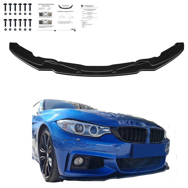 Spoiler anteriore BMW 4-Series F32/F33/F36 M-Pack 2013-2019 - V2 – Simoni Racing – foto 3