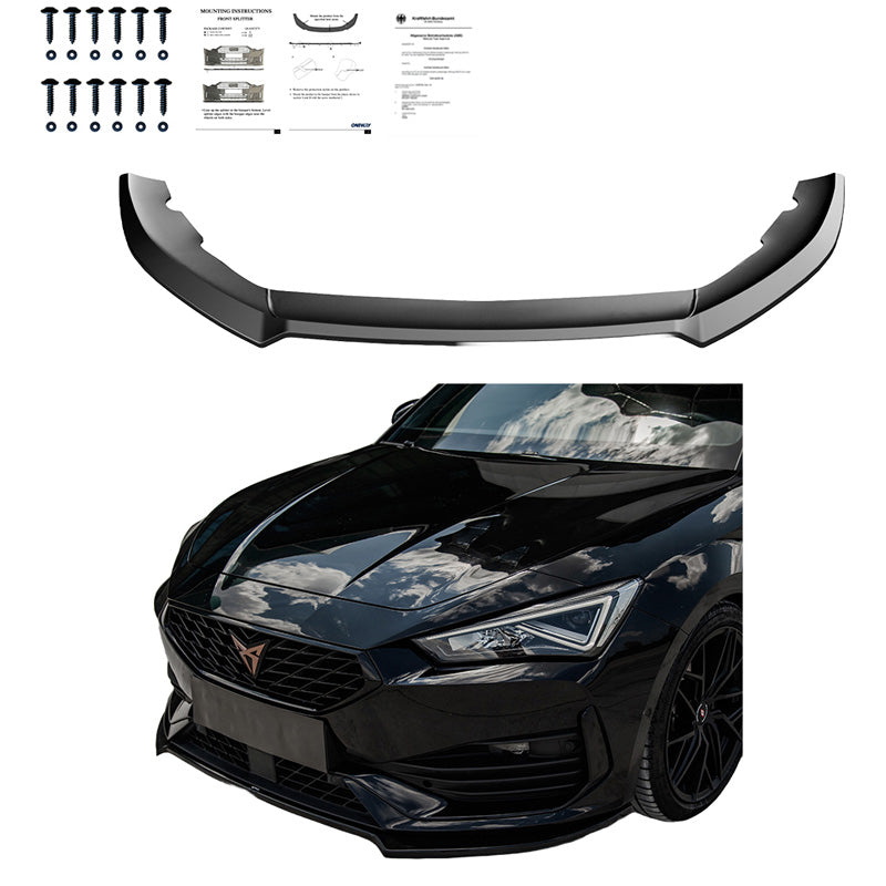 Spoiler anteriore Cupra Leon HB/ST 2020-2024 - Version 3 - – Simoni Racing – foto 3