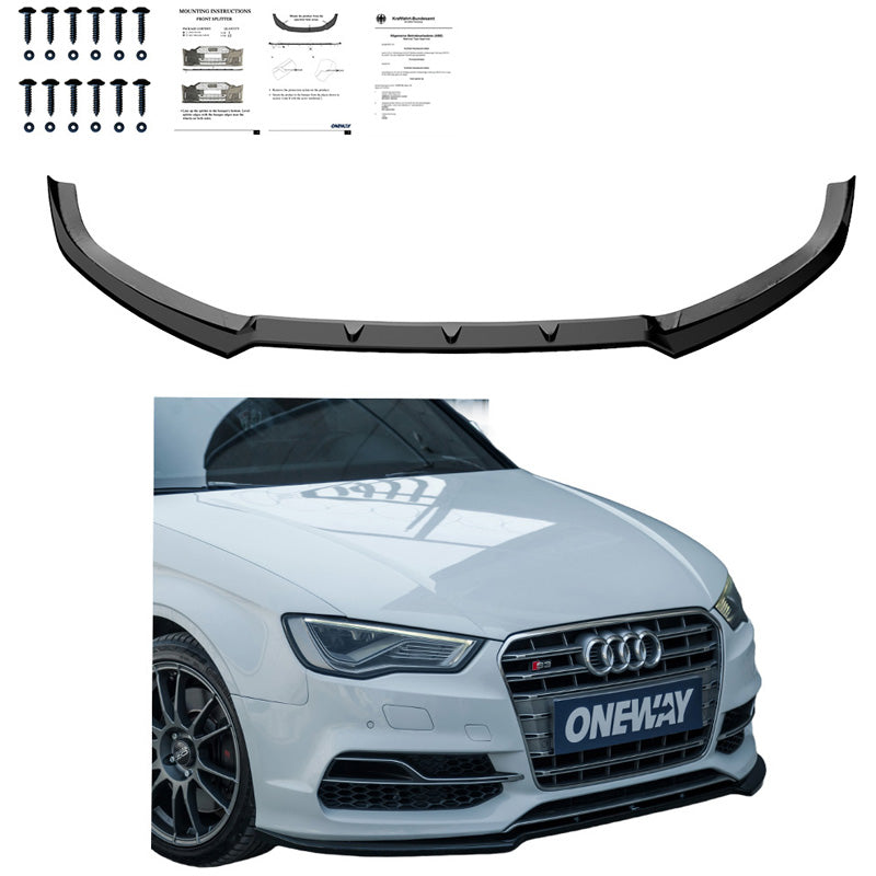 Spoiler anteriore Audi S3 8V (Sedan/Convertible) 2013-2016 - V2 – Simoni Racing – foto 4