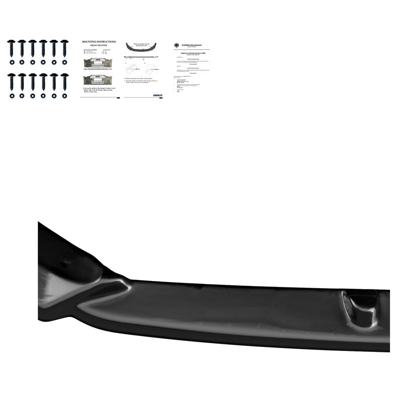 Spoiler anteriore Audi RS3 8V Sedan/Sportback Facel 2017-2020 V2 – Simoni Racing – foto 3