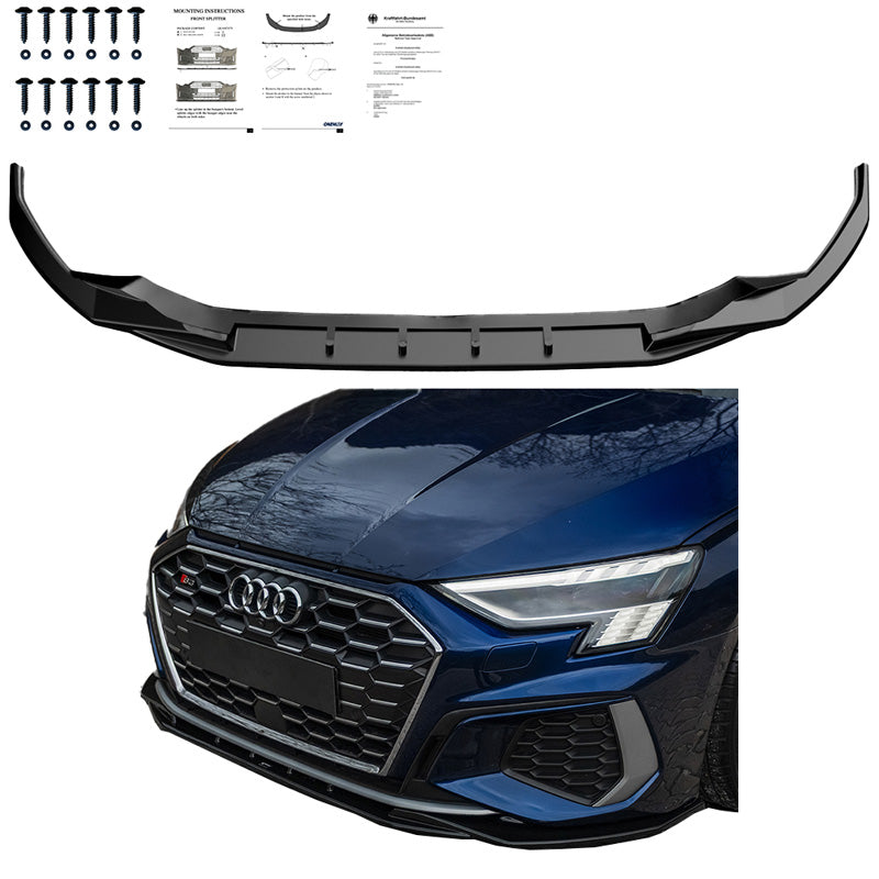 Spoiler anteriore Audi A3 S-Line/S3 8Y 2020- - – Simoni Racing – foto 4