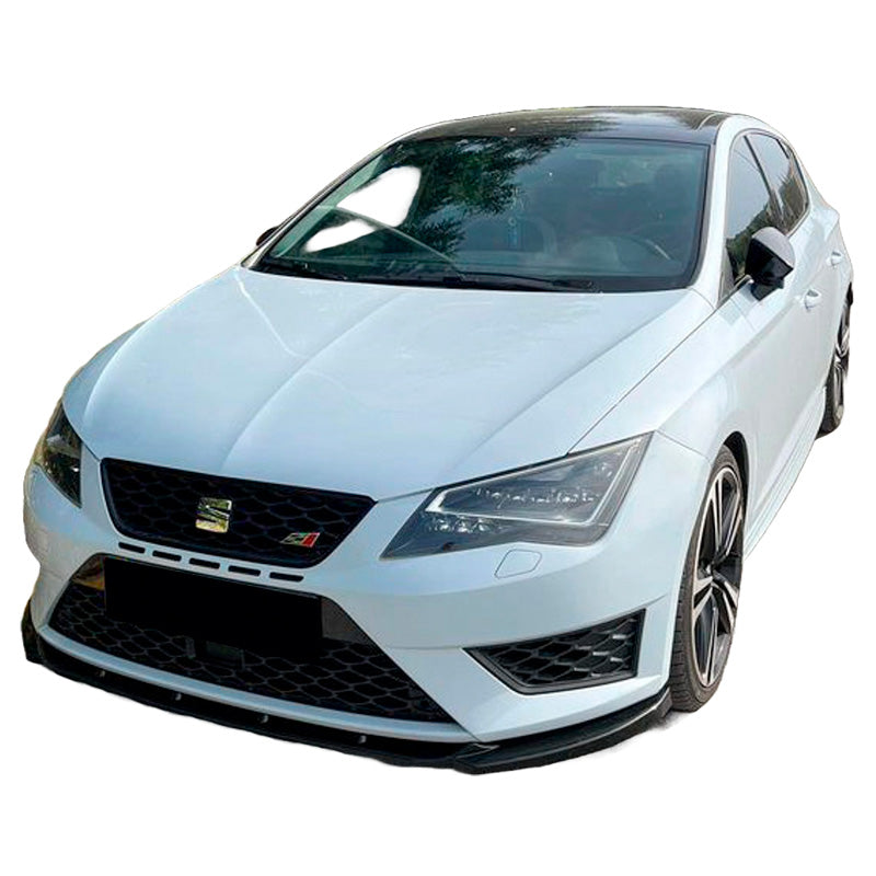 Spoiler anteriore Seat Leon (5F) HB/SC/ST FR/Cupra 2013-2016 V2 – Simoni Racing