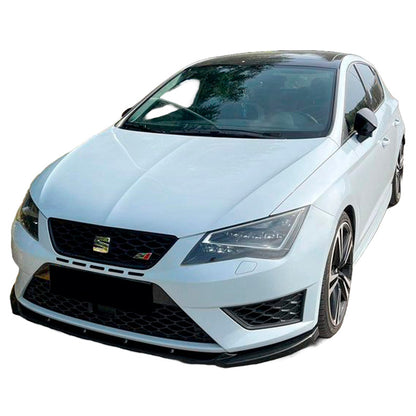 Spoiler anteriore Seat Leon (5F) HB/SC/ST FR/Cupra 2013-2016 V2 – Simoni Racing