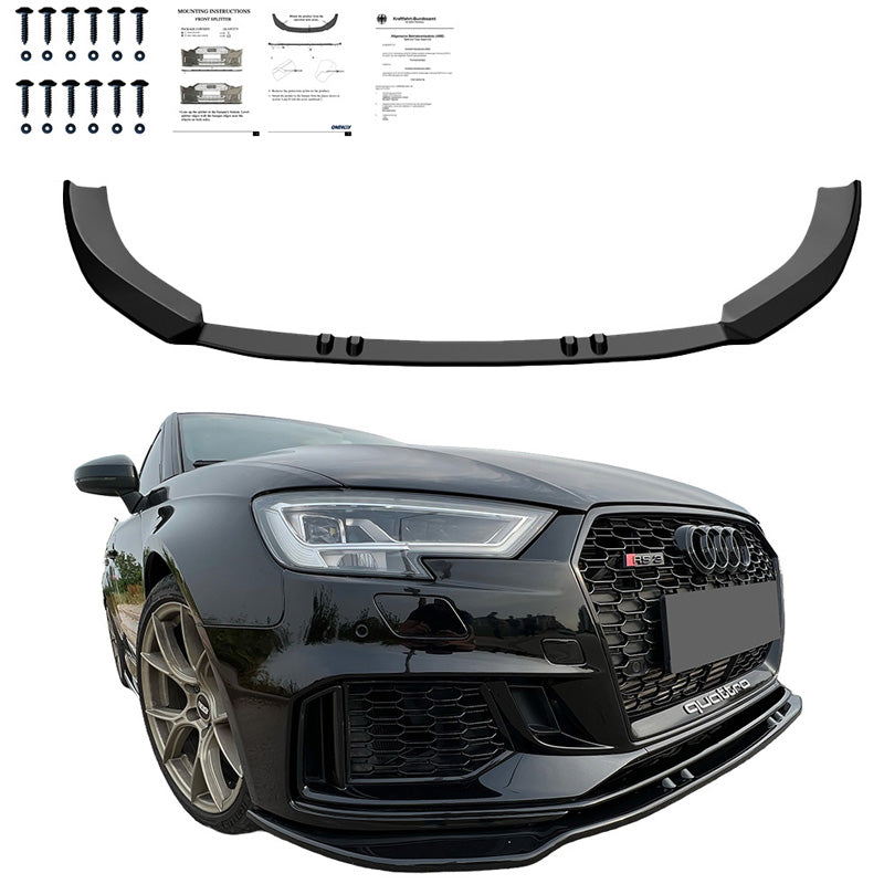 Spoiler anteriore Audi RS3 8V Sedan/Sportback Facelift 2017-2020 – Simoni Racing – foto 3
