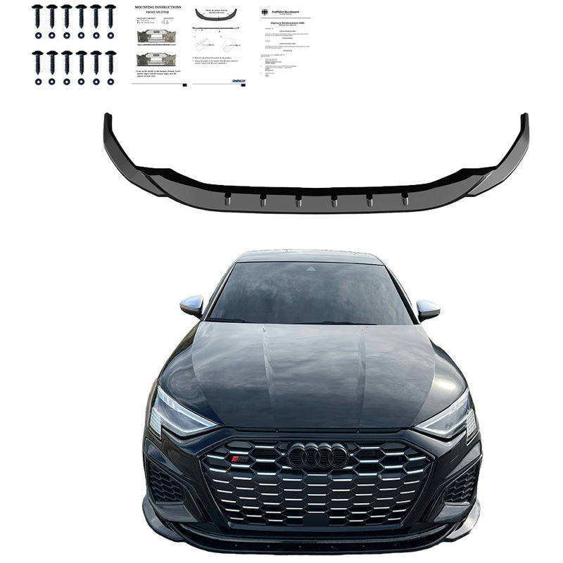 Spoiler anteriore Audi A3 S-Line/S3 8Y 2020- - Version 2 - – Simoni Racing – foto 4