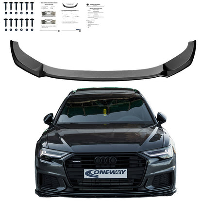 Spoiler anteriore Audi A6 S-Line/S6 C8 (Sedan/Avant) 2018- V2 – Simoni Racing – foto 3
