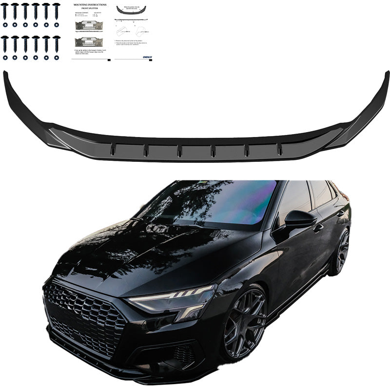 Spoiler anteriore Audi A3 (8Y) Sedan/Sportback 2020-2024 – Simoni Racing – foto 4