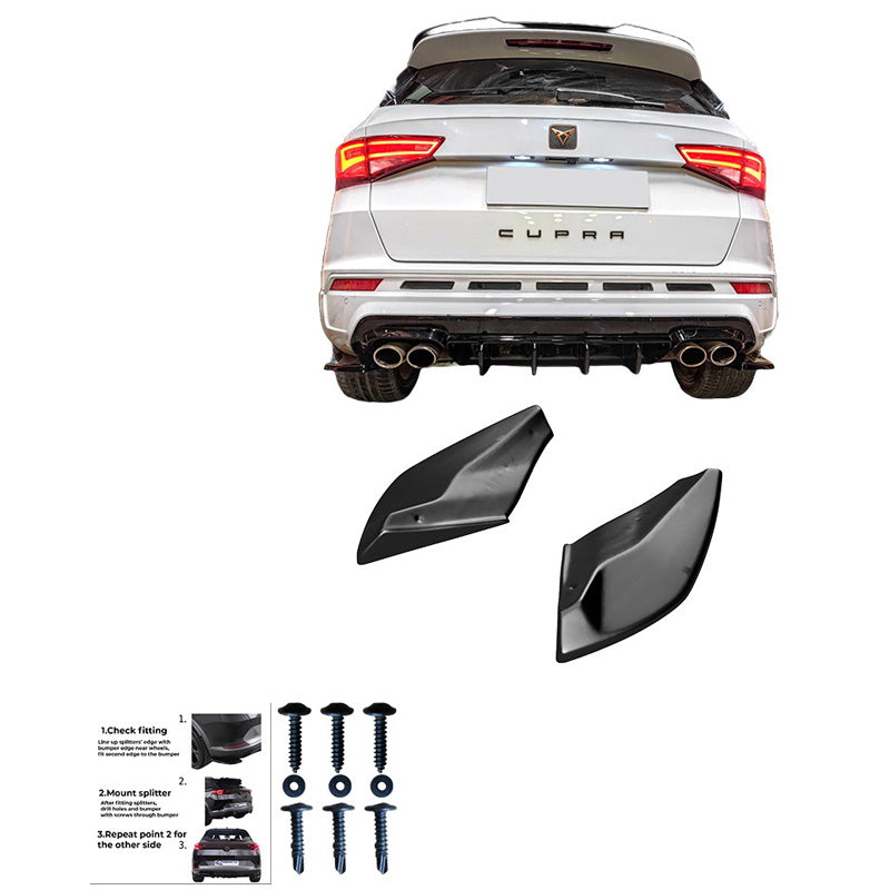 Diffusori laterali posteriori Cupra Ateca MK1 2018- – Simoni Racing – foto 4