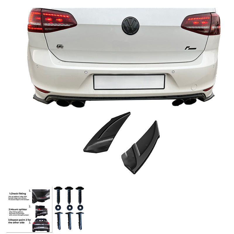 Diffusori laterali posteriori Volkswagen Golf VII HB R 2013-2016 – Simoni Racing – foto 4