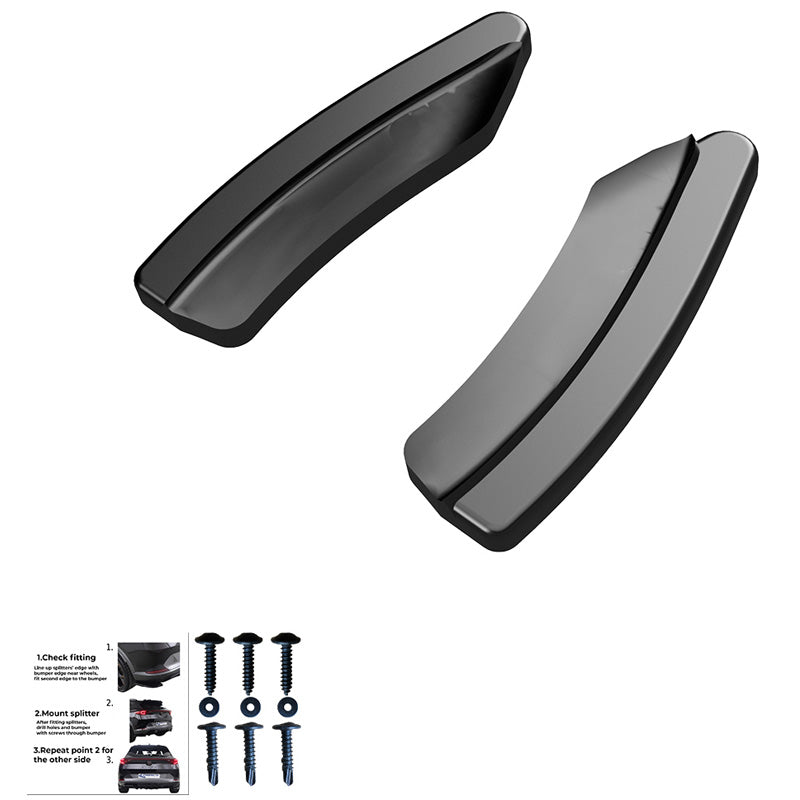 Diffusori laterali posteriori VW Golf VII (7.5) HB R 2017-2020 - – Simoni Racing – foto 5