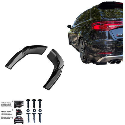 Diffusori laterali posteriori Audi S3 Sportback 8V Facel '16-'20 – Simoni Racing – foto 4