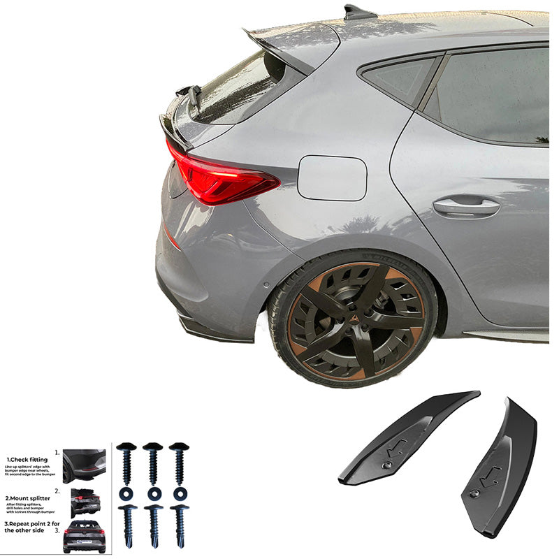 Diffusori laterali posteriori Cupra Leon HB 2020- - – Simoni Racing – foto 4