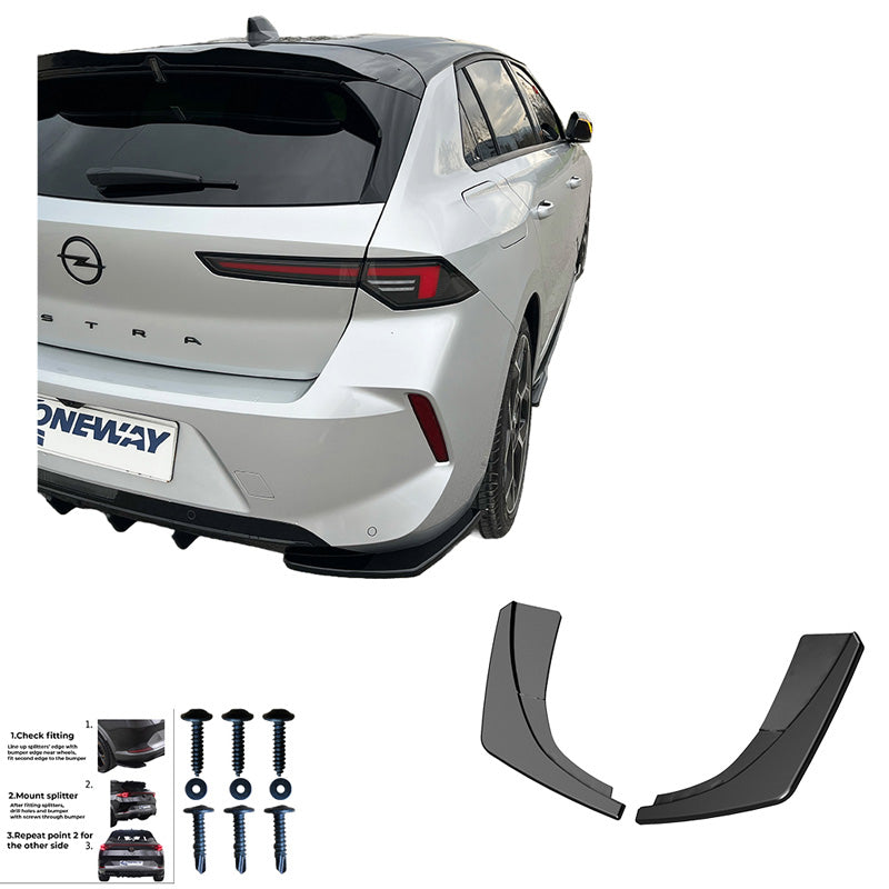 Diffusori laterali posteriori Opel Astra L HB 5-doors 2021- - – Simoni Racing – foto 4