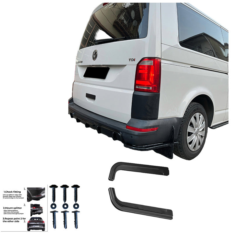 Diffusori laterali posteriori VW Transporter T6/T6.1 2015-2022 - – Simoni Racing – foto 4