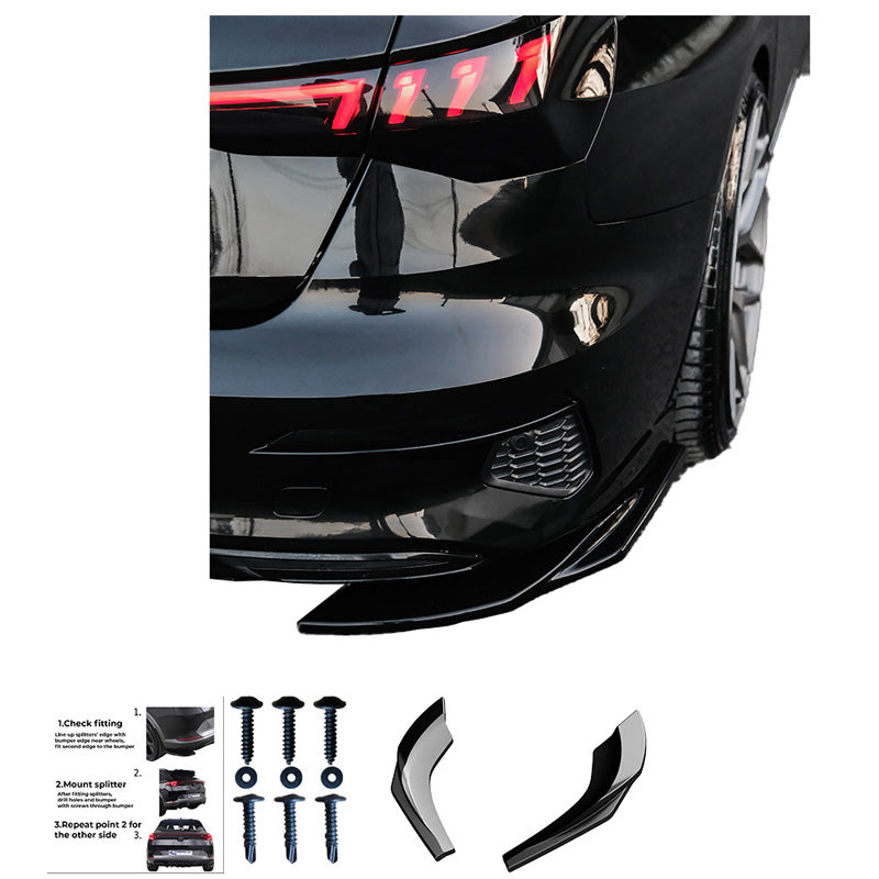 Diffusori laterali posteriori Audi A3 (8Y) Sedan 2020-2024 – Simoni Racing – foto 4
