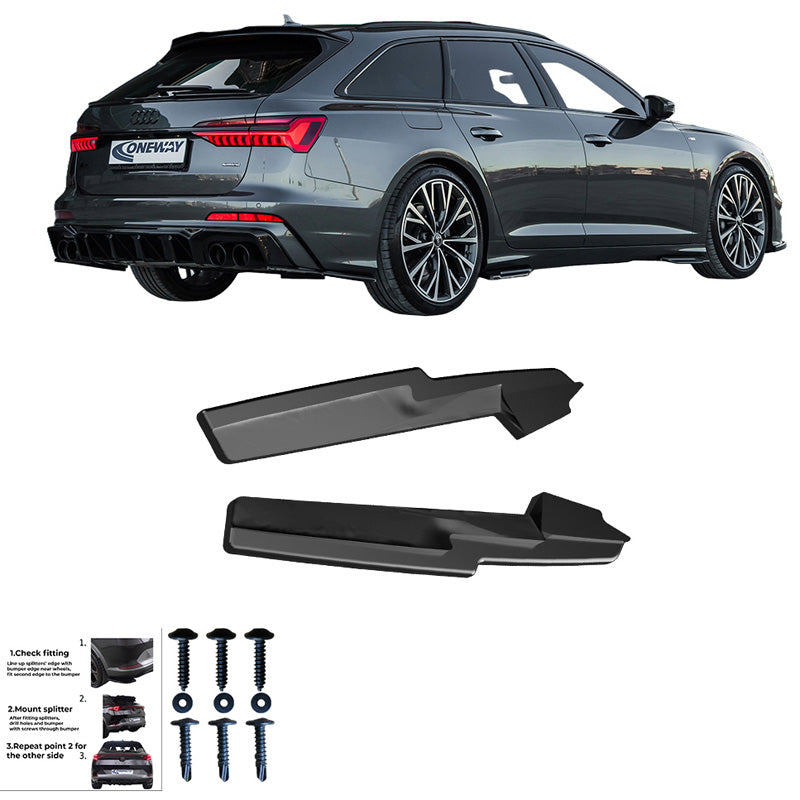 Diffusori laterali posteriori Audi A6 S-Line/S6 C8 – Simoni Racing – foto 4