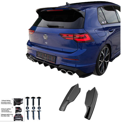 Diffusori laterali posteriori Volkswagen Golf VIII HB R 2020- - – Simoni Racing – foto 3