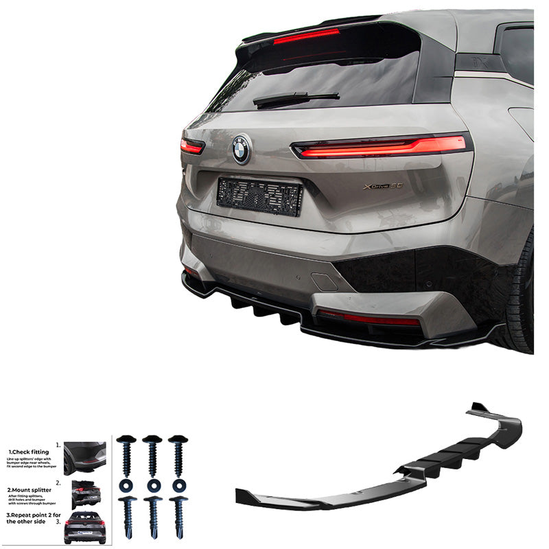 Minigonna paraurti posteriore BMW iX M-Pack i20 2021- - – Simoni Racing – foto 3