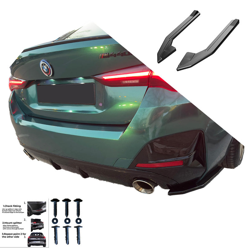 Diffusori laterali posteriori BMW i4 G26 M-Pack 2021- - – Simoni Racing – foto 3