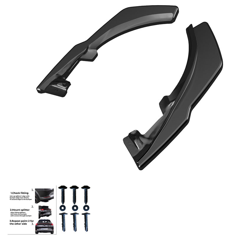 Diffusori laterali posteriori VW Tiguan II Stand/R-Line '16-'20 – Simoni Racing – foto 5